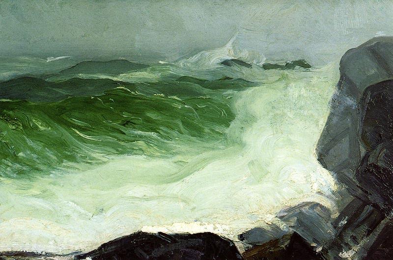 George Wesley Bellows Graue See Norge oil painting art